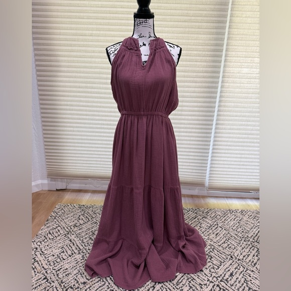 Dresses & Skirts - Self Contrast Sleeveless Dress